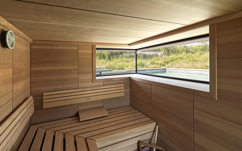 Spa Corner glazing